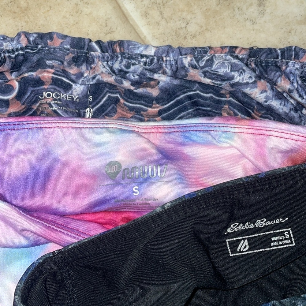Lot of 4 Size Small Leggings.  MUUV, Jockey, Eddie Bauer, Glyder.‎ - Picture 2 of 16
